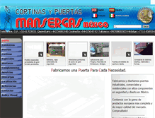 Tablet Screenshot of mansergas.mx
